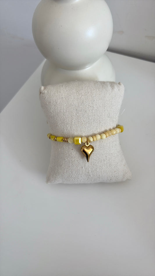 Bracelet Cœur Doré