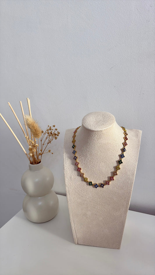 Collier Rainbow Bloom