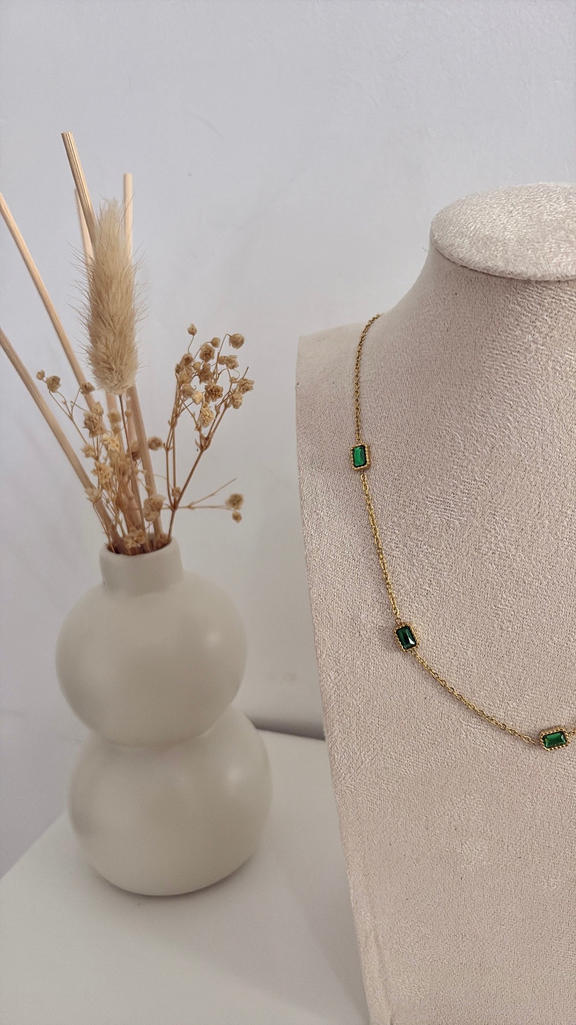 Collier Émeraude Royale