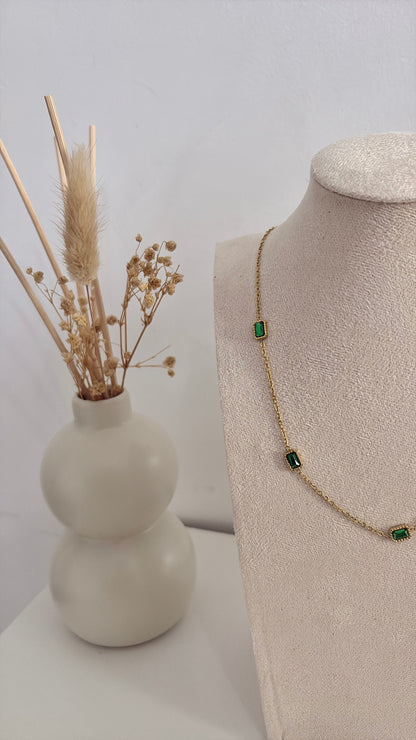 Collier Émeraude Royale